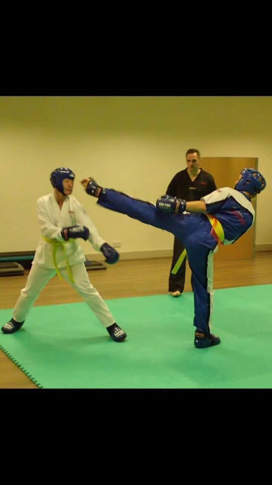 BMMA kick boxing training