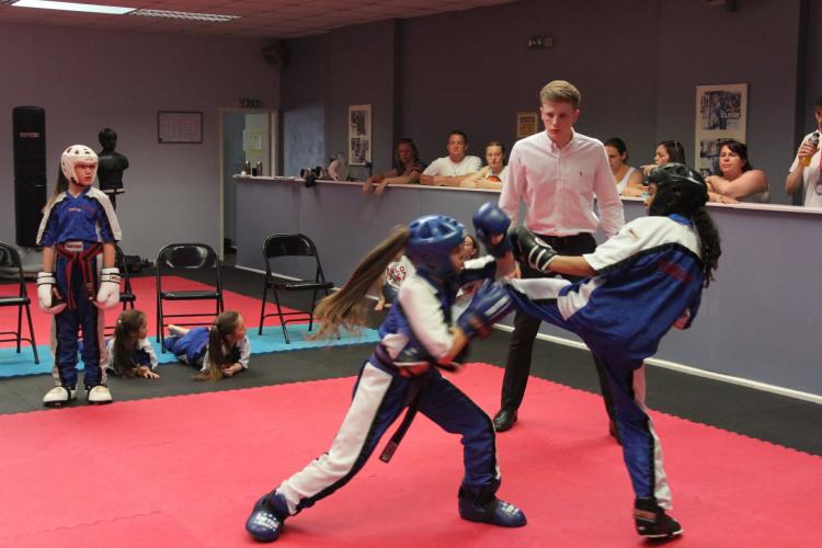 Military martial arts fight