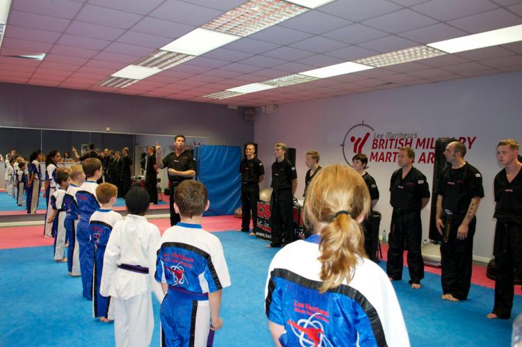 Martial arts class with BMMA
